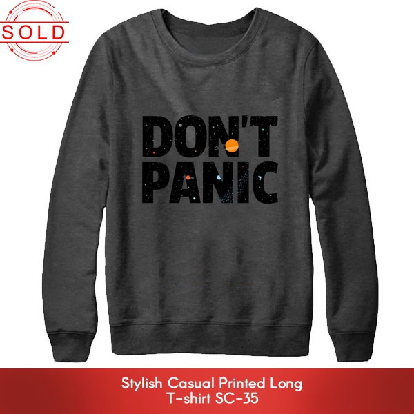 Stylish Casual Printed Long T-shirt SC-35